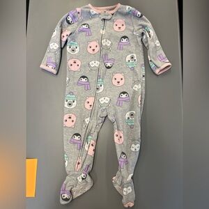 18 months girl clothing lot pajamas